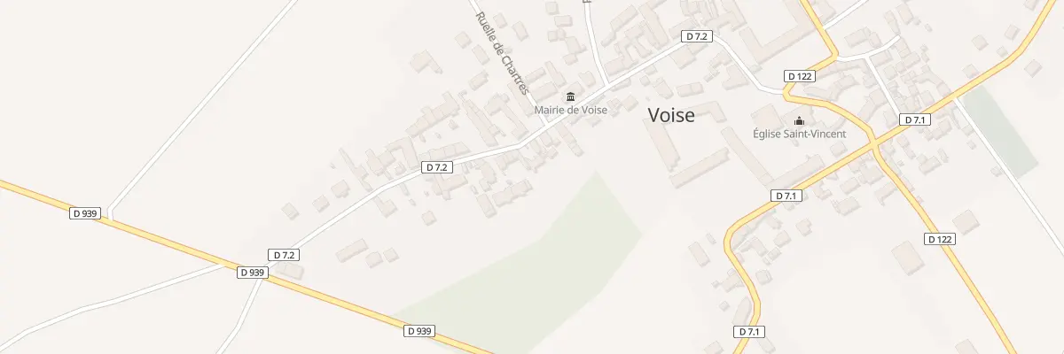 Plan du 37 Rue de Chartres à Voise