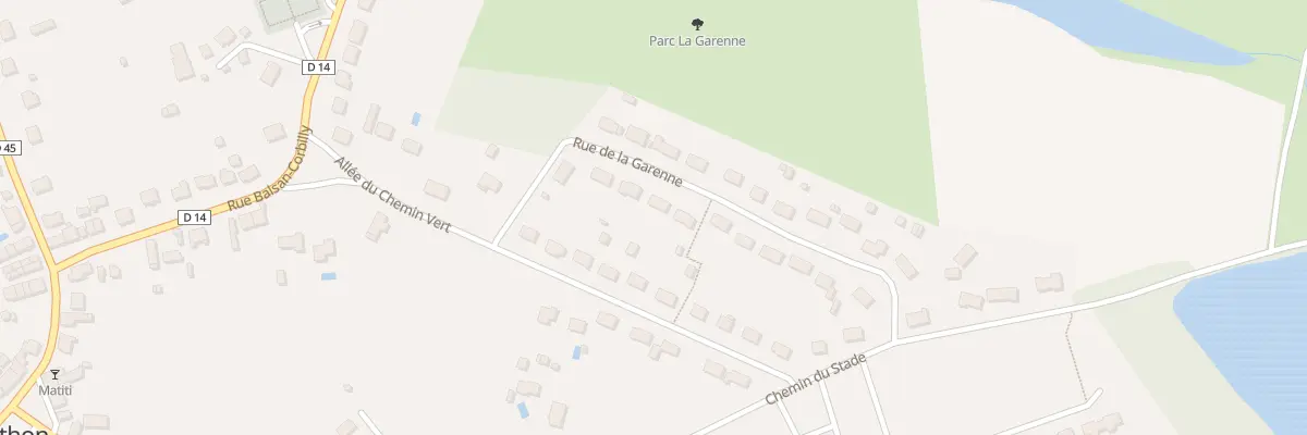 Plan du 8 Rue de la Garenne à Arthon