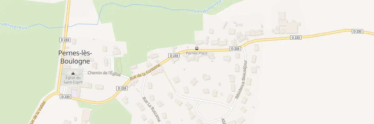 Plan du 12 Rue de la Fontaine à Pernes-lès-Boulogne