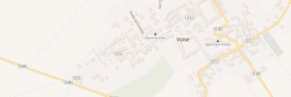 Plan du 33 Rue de Chartres à Voise