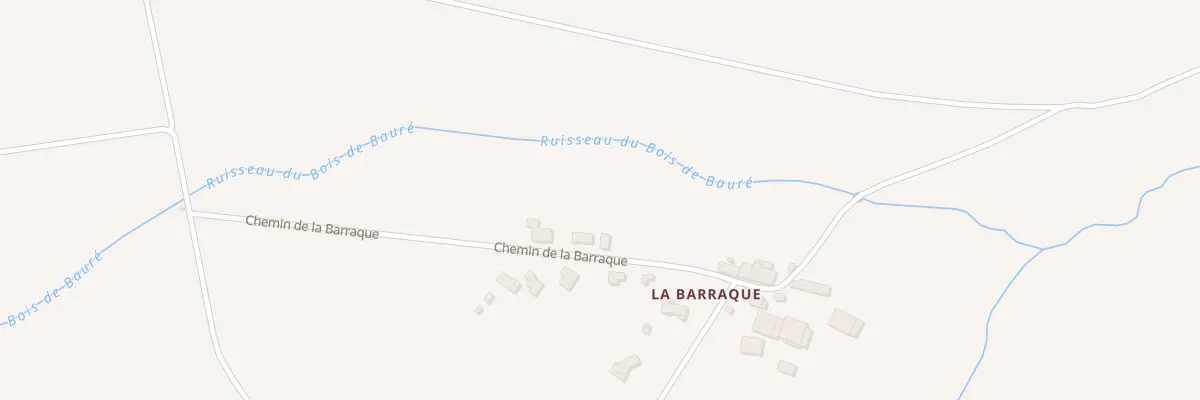 Plan du 9 Che de la Barraque aux Pujols