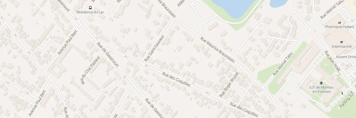 Plan du 72 Rue des Coquilles à Mantes-la-Jolie