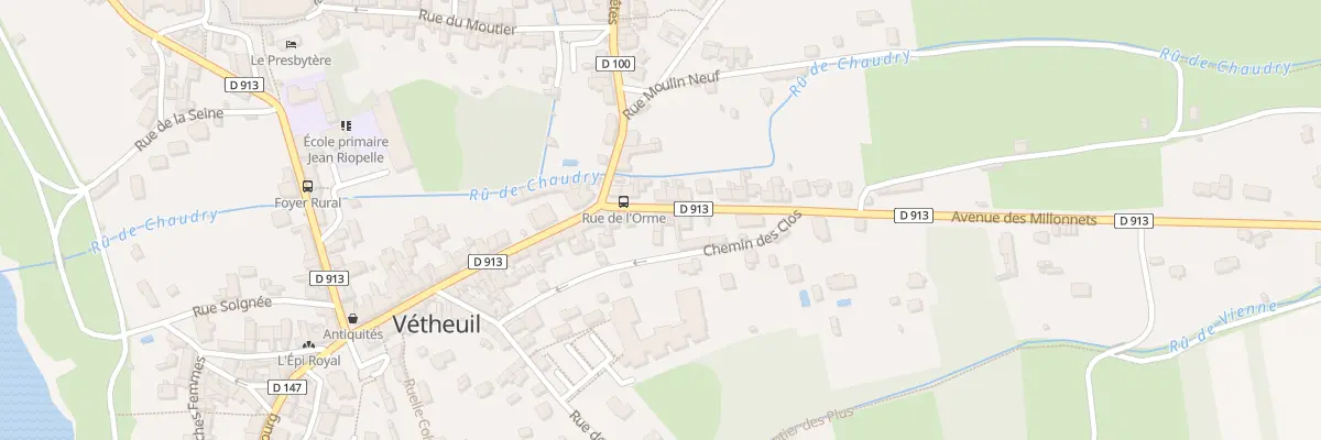 Plan du 12 Av des Millonnets à Vétheuil