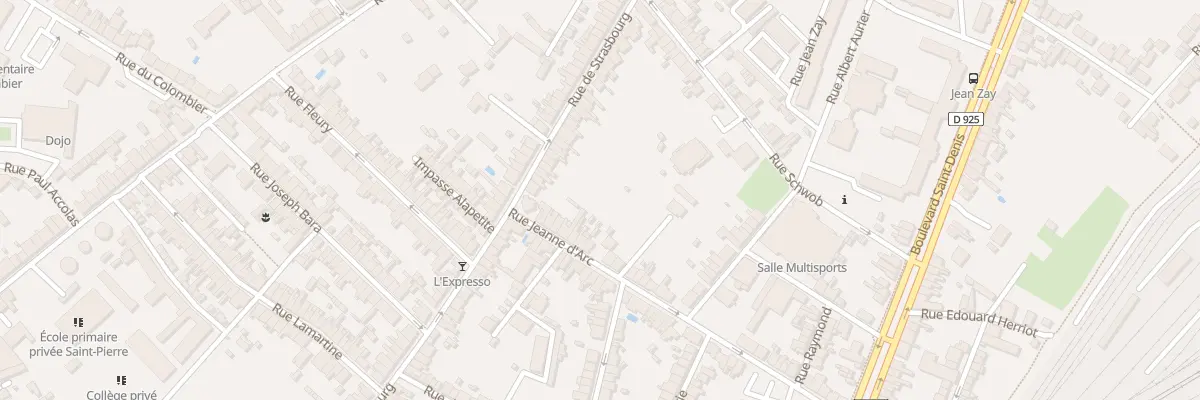 Plan du 58 Rue Jeanne d’Arc à Châteauroux