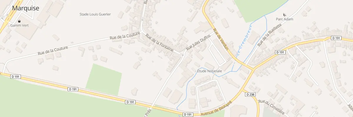Plan du 2 Rue des Prés à Marquise