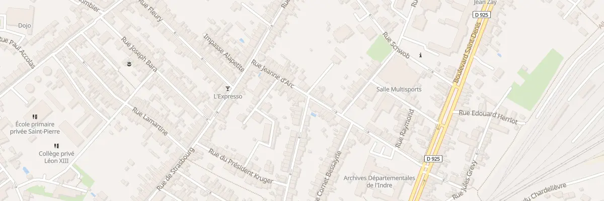 Plan du 79 Rue Chauvigny à Châteauroux