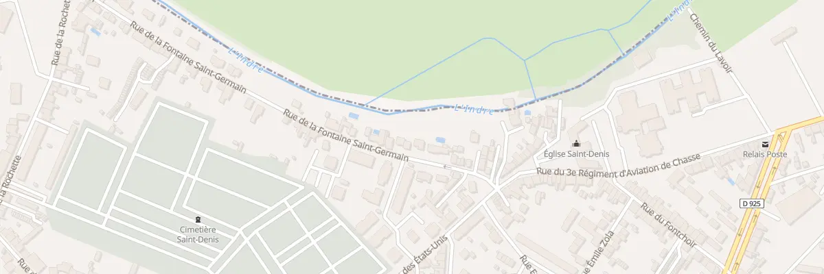Plan du 42 Rue de la Fontaine St Germain à Châteauroux