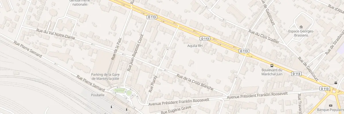Plan du 7 Rue Planty à Mantes-la-Jolie