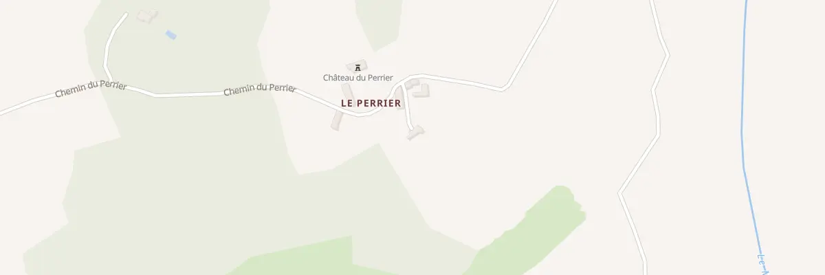 Plan du 5010A Le Perrier à Branceilles