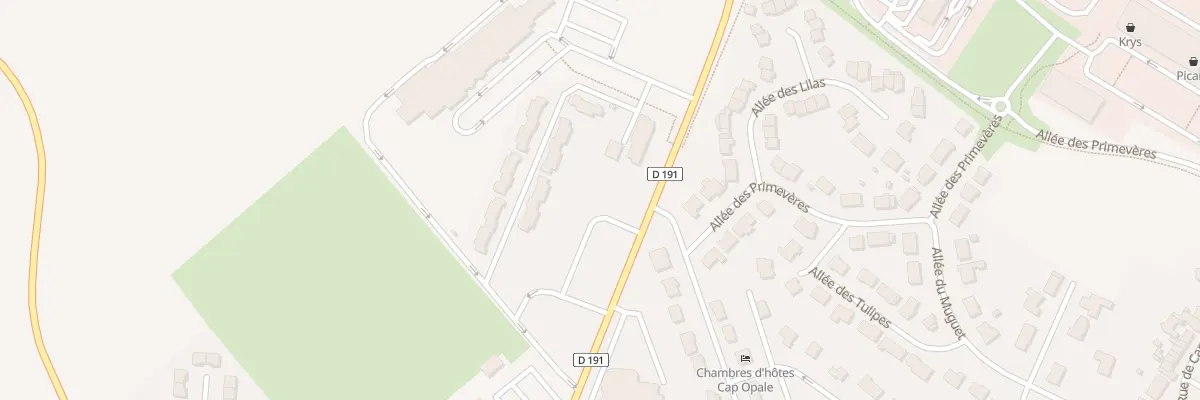 Plan du 11 Rue de Gaulle à Marquise