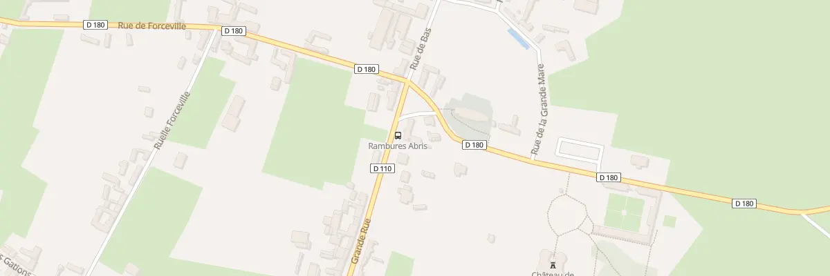 Plan du 2 Rue du Château à Rambures