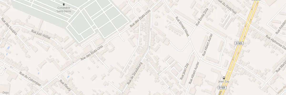 Plan du 199 Rue de Strasbourg à Châteauroux