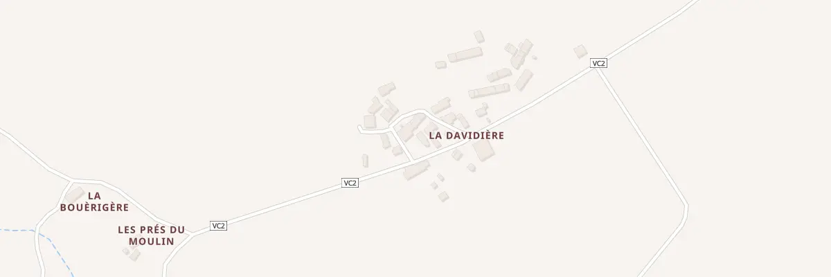 Plan du 3 La Davidière à Lourdoueix-Saint-Michel
