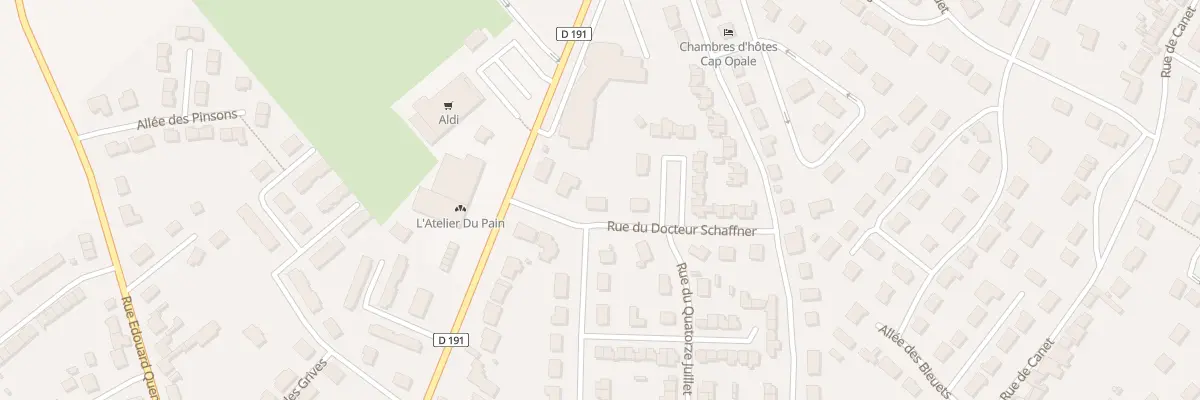 Plan du 1 Rue du Doc Schaffner à Marquise