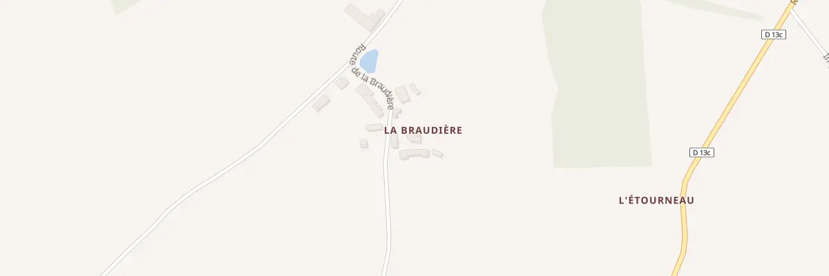 Plan du 5287 La Braudiere à Saint-Christophe-en-Bazelle