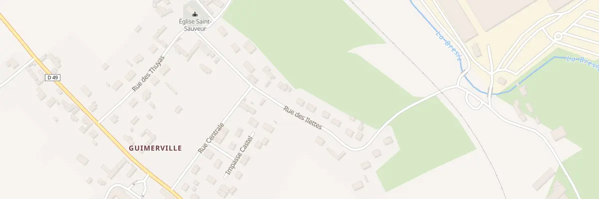 Plan du 5183 Guimerville à Hodeng-au-Bosc