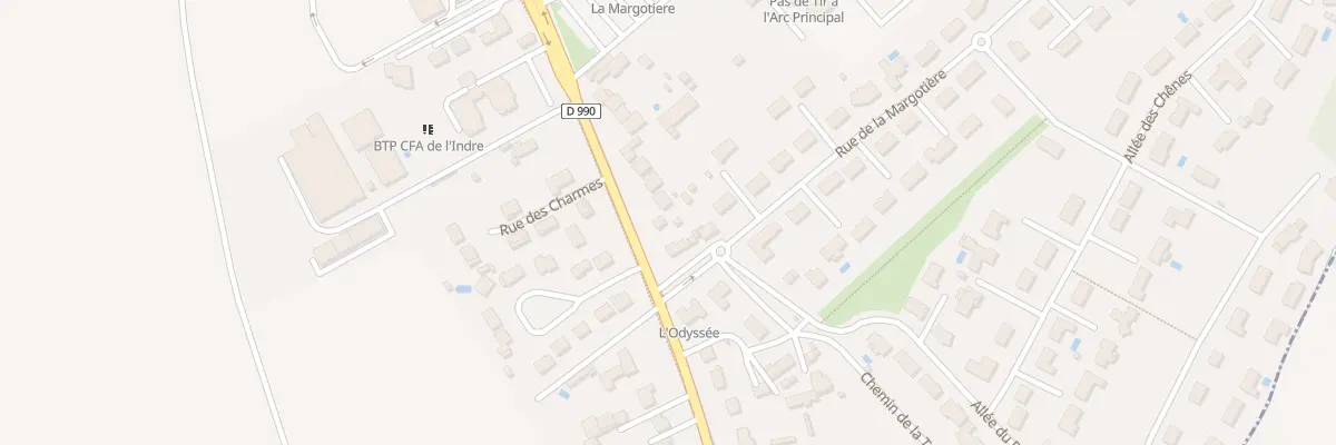 Plan du 37 Av Jean Patureau-Francoeur à Châteauroux