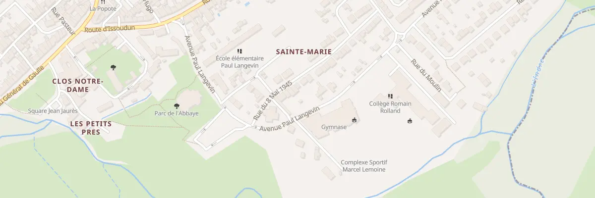 Plan du 6 Rue du 8 Mai 1945 à Déols