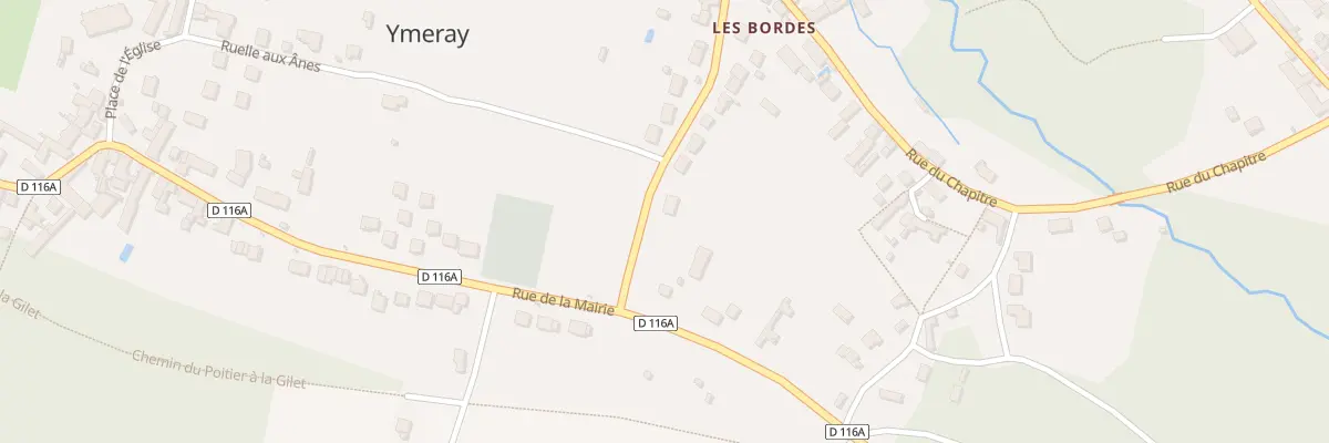 Plan du 2 Rue des Bordes à Ymeray
