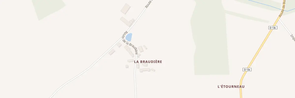 Plan du 5222 La Braudiere à Saint-Christophe-en-Bazelle