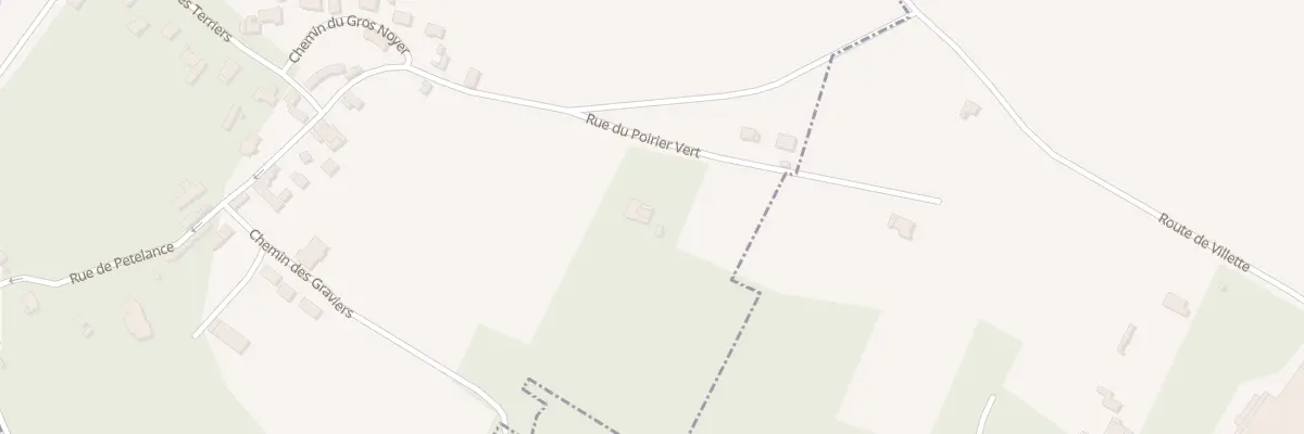 Plan du 1 Rue du Poirier Vert à Villette