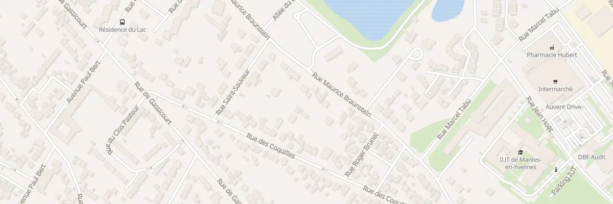 Plan du 43 Rue Maurice Braunstein à Mantes-la-Jolie