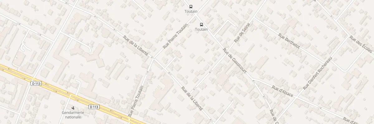 Plan du 22 Rue de la Liberté à Mantes-la-Jolie