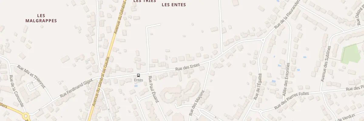 Plan du 20 Rue des Entes à Déols