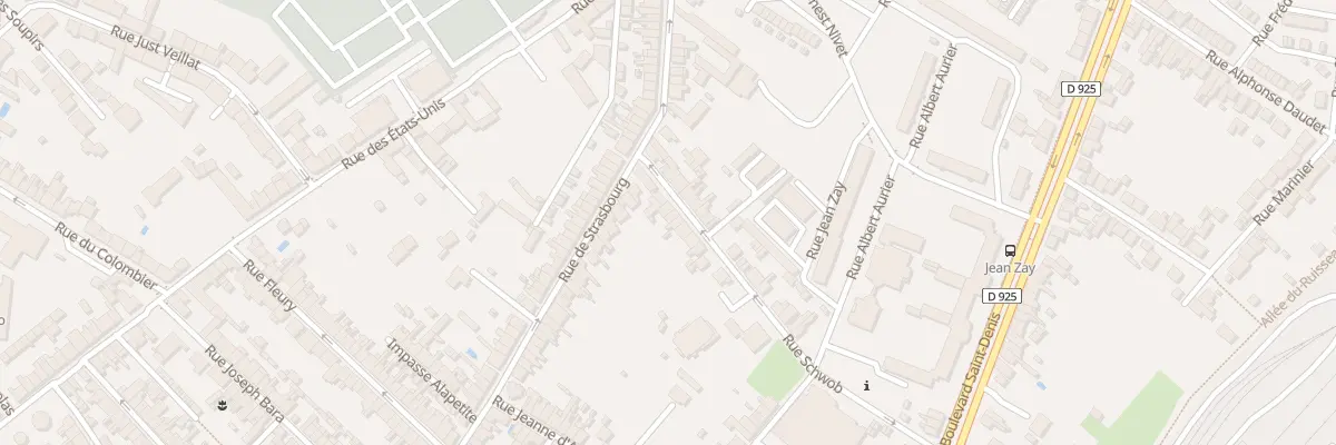 Plan du 10 Rue Schwob à Châteauroux
