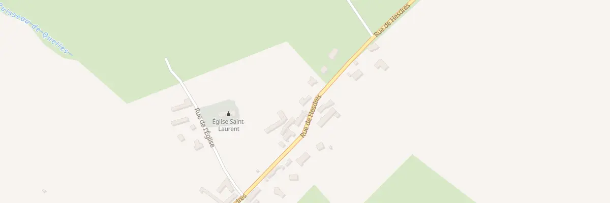 Plan du 2240 Rue de Hesdres à Wierre-Effroy