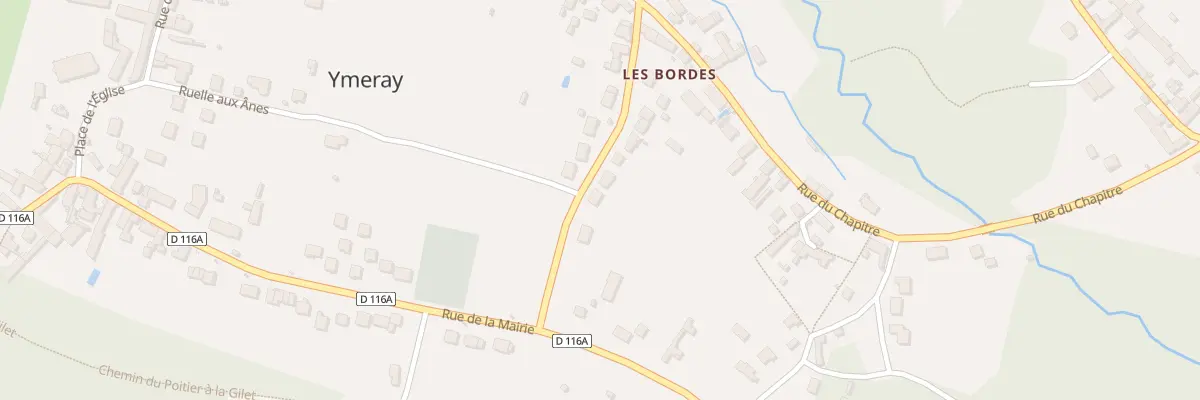 Plan du 2B Rue des Bordes à Ymeray