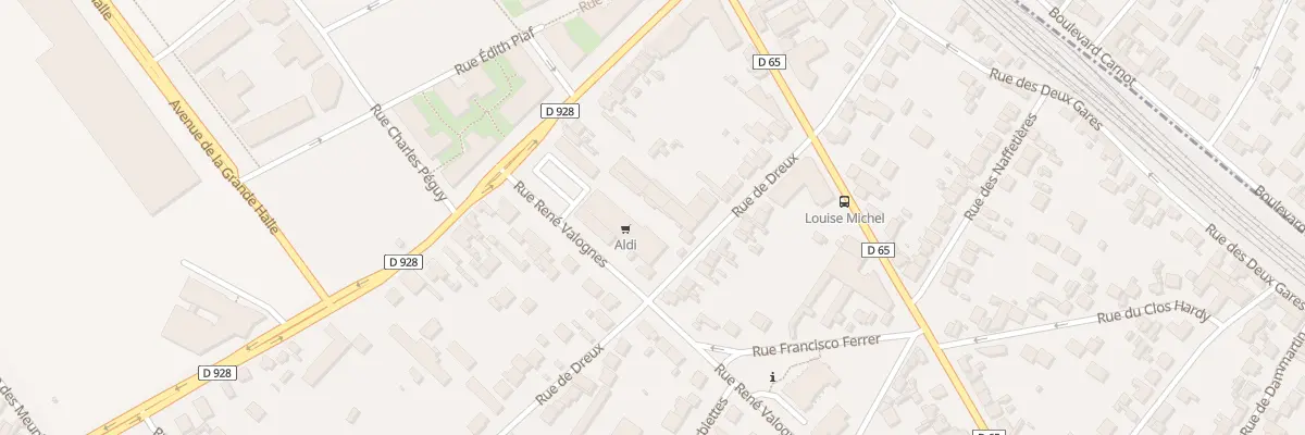 Plan du 20 Rue de Dreux à Mantes-la-Ville