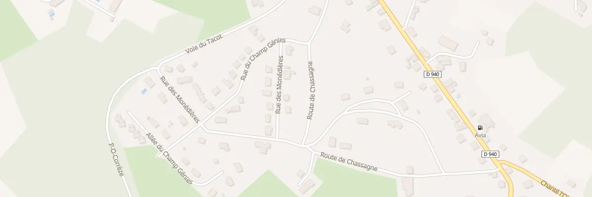 Plan du 5607 Chassagne Est à Chamboulive