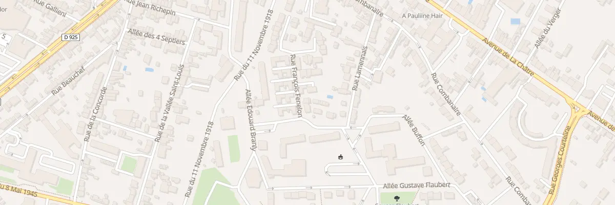 Plan du 4 Rue Francois Fénelon à Châteauroux