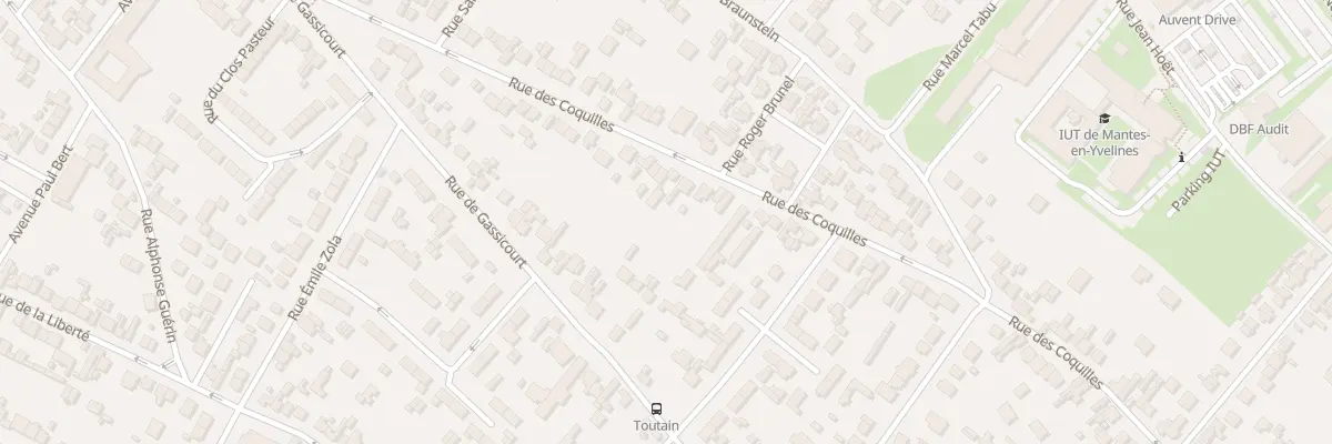 Plan du 61 Rue des Coquilles à Mantes-la-Jolie