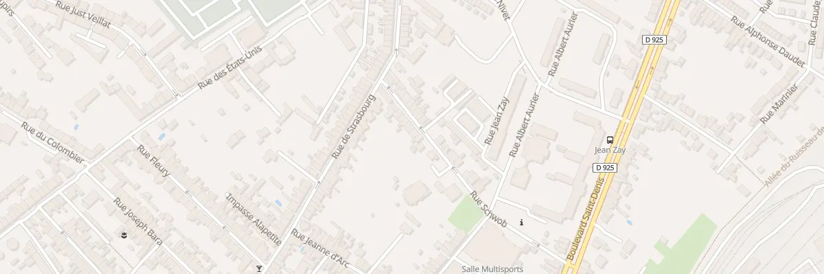 Plan du 16 Rue Schwob à Châteauroux
