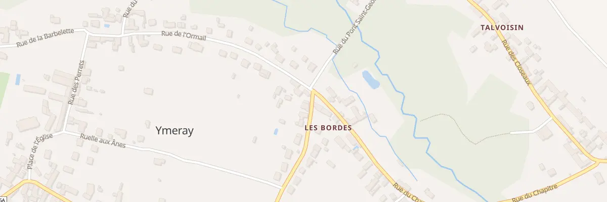 Plan du 5 Rue des Bordes à Ymeray