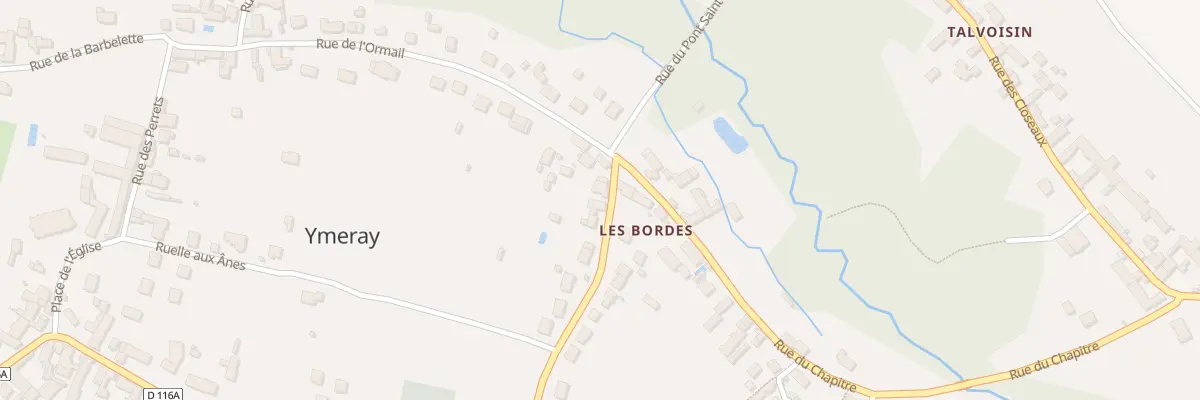 Plan du 3 Rue des Bordes à Ymeray