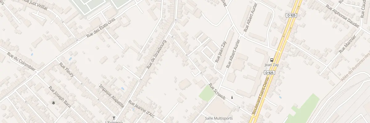 Plan du 18 Rue Schwob à Châteauroux