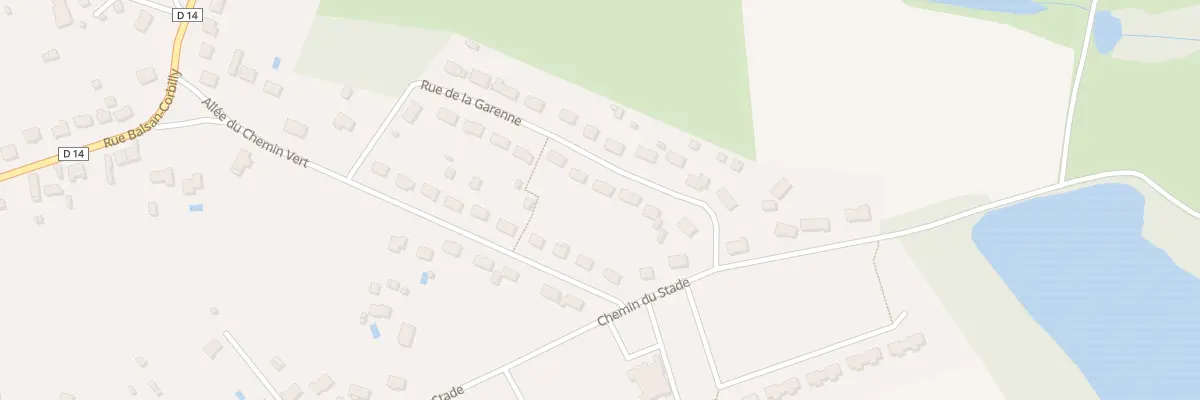 Plan du 16 Rue de la Garenne à Arthon