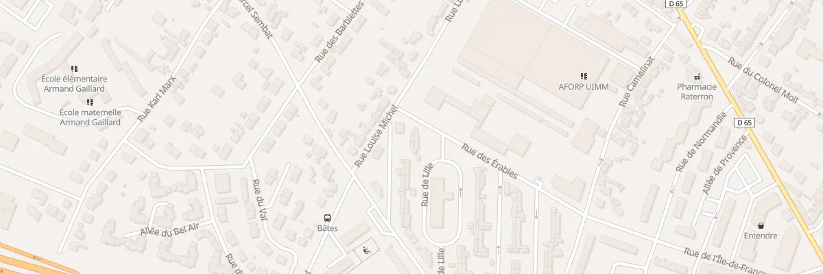 Plan du 1B Rue des Erables à Mantes-la-Ville