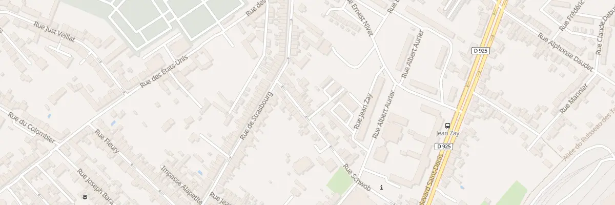 Plan du 11 Rue Schwob à Châteauroux