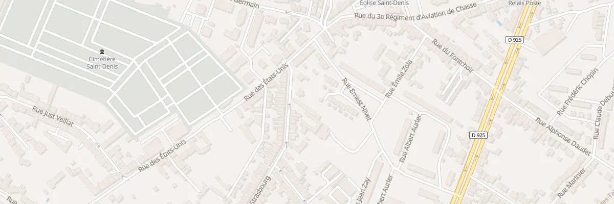 Plan du 206 Rue de Strasbourg à Châteauroux