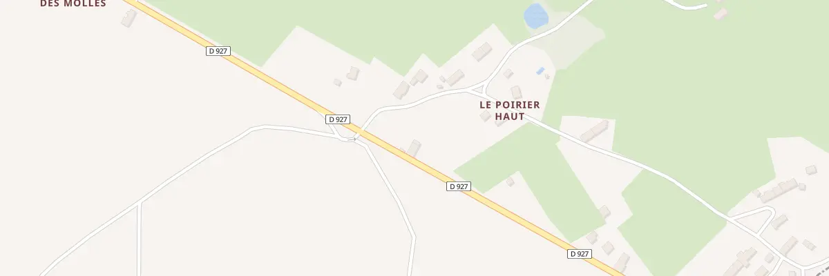 Plan du 5160 Les Molles à Bouesse