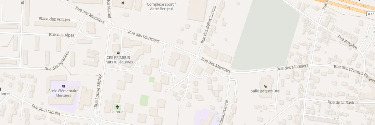 Plan du 35 Rue des Merisiers à Mantes-la-Ville