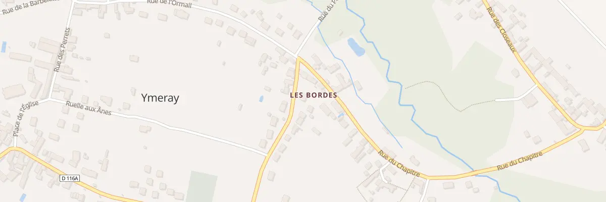 Plan du 12 Rue des Bordes à Ymeray