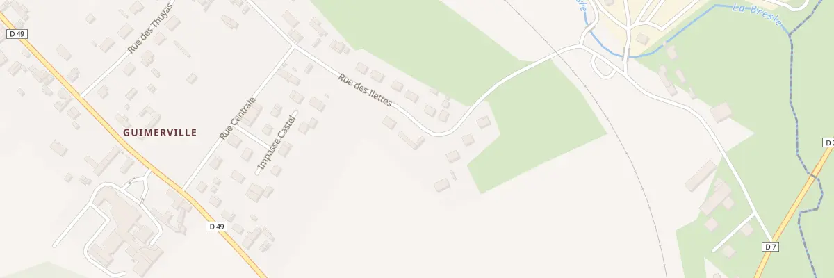 Plan du 5092 Guimerville à Hodeng-au-Bosc