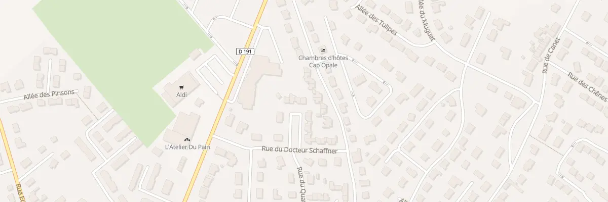 Plan du 13 Rue du Doc Schaffner à Marquise