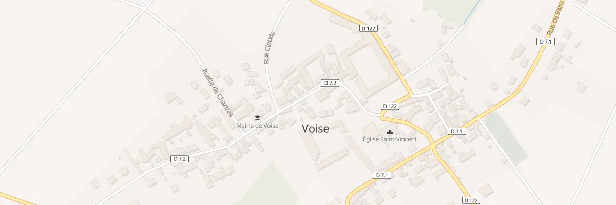 Plan du 13 Rue de Chartres à Voise