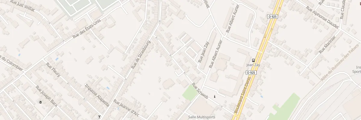 Plan du 23 Rue Schwob à Châteauroux